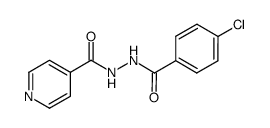 4-chlorobenzoic acid (pyridine-4-carbonyl)hydrazide结构式