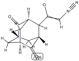 4-(Diazoacetyl)tricyclo[3.3.1.13,7]decane-2,6-dione结构式