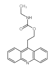 Carbamic acid, ethyl-,2-(9-acridinyl)ethyl ester (9CI)结构式