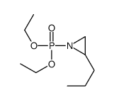 1-diethoxyphosphoryl-2-propylaziridine Structure