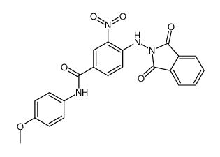 4-[(1,3-dioxoisoindol-2-yl)amino]-N-(4-methoxyphenyl)-3-nitrobenzamide Structure