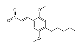 1-(2,5-Dimethoxy-4-amylphenyl)-2-nitropropen结构式