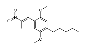 1-(2,5-Dimethoxy-4-amylphenyl)-2-nitropropen Structure