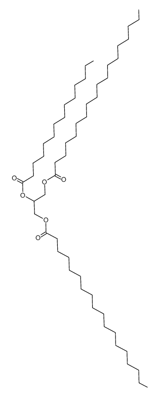 1,3-Distearoyl-2-Myristoyl Glycerol结构式