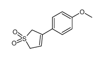 3-(4-methoxyphenyl)-2,5-dihydrothiophene 1,1-dioxide Structure