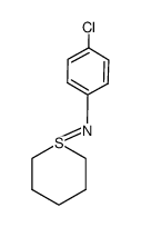 N-(4-chlorophenyl)-thiane-1-imide Structure