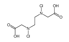 2-[2-[carboxymethyl(chloro)amino]ethyl-chloroamino]acetic acid结构式