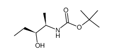 Carbamic acid, [(1R,2S)-2-hydroxy-1-methylbutyl]-, 1,1-dimethylethyl ester structure