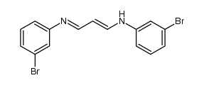 3-bromo-N-(3-((3-bromophenyl)amino)allylidene)aniline Structure
