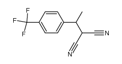 2-Cyano-3-p-fluormethylphenylbutyronitril Structure