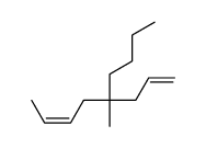 5-methyl-5-prop-2-enylnon-2-ene结构式