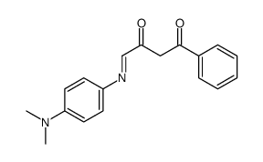 4-[4-(dimethylamino)phenyl]imino-1-phenylbutane-1,3-dione结构式