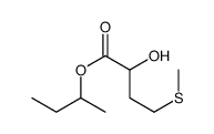 butan-2-yl 2-hydroxy-4-methylsulfanylbutanoate Structure