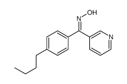 N-[(4-butylphenyl)-pyridin-3-ylmethylidene]hydroxylamine Structure