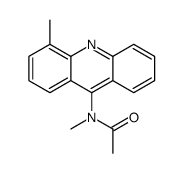N-methyl-N-(4-methylacridin-9-yl)acetamide Structure