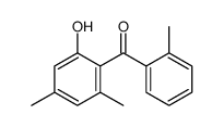(2-hydroxy-4,6-dimethylphenyl)-(2-methylphenyl)methanone结构式