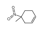 1-methyl-1-nitrocyclohex-3-ene结构式