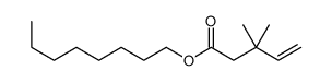 octyl 3,3-dimethylpent-4-enoate Structure