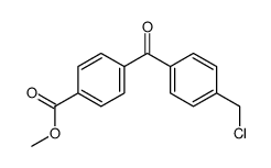 methyl 4-[4-(chloromethyl)benzoyl]benzoate结构式