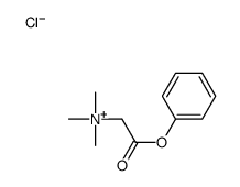 trimethyl-(2-oxo-2-phenoxyethyl)azanium,chloride Structure