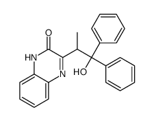 3-(1-hydroxy-1,1-diphenylpropan-2-yl)-1H-quinoxalin-2-one Structure