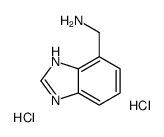 (1H-benzo[d]imidazol-4-yl)Methanamine dihydrochloride structure