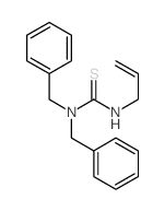 Thiourea,N,N-bis(phenylmethyl)-N'-2-propen-1-yl- Structure