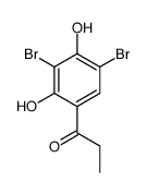 1-(3,5-dibromo-2,4-dihydroxyphenyl)propan-1-one Structure