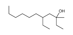 5-ethyl-3-methylundecan-3-ol结构式