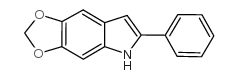 5,6-METHYLENEDIOXY-2-PHENYLINDOLE structure
