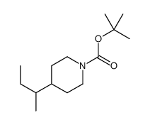 tert-butyl 4-butan-2-ylpiperidine-1-carboxylate结构式
