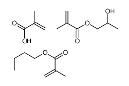 Butyl methacrylate, hydroxypropyl methacrylate, methacrylic acid polym er Structure