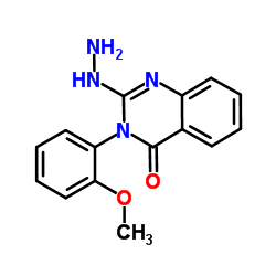 2-Hydrazino-3-(2-methoxyphenyl)-4(3H)-quinazolinone Structure