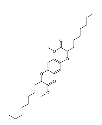 methyl 2-[4-(1-methoxy-1-oxodecan-2-yl)oxyphenoxy]decanoate结构式