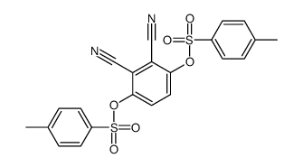 [2,3-dicyano-4-(4-methylphenyl)sulfonyloxyphenyl] 4-methylbenzenesulfonate结构式