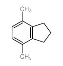 1H-Indene,2,3-dihydro-4,7-dimethyl-结构式