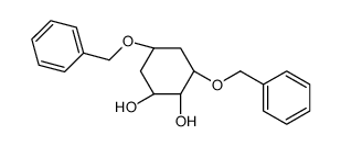 (1R,2R,3R,5R)-3,5-bis(phenylmethoxy)cyclohexane-1,2-diol Structure