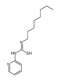 1-Octyl-3-(2-pyridinyl)thiourea Structure