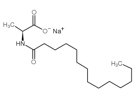 Sodium (S)-2-tetradecanamidopropanoate picture
