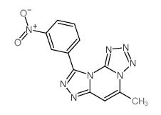 9-(3-(Hydroxy(oxido)amino)phenyl)-5-methyltetraazolo[1,5-a][1,2,4]triazolo[4,3-c]pyrimidine Structure