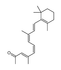 (3Z,5Z,7Z,9Z)-4,8-dimethyl-10-(2,6,6-trimethylcyclohexen-1-yl)deca-3,5,7,9-tetraen-2-one结构式