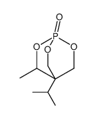 3-methyl-4-propan-2-yl-2,6,7-trioxa-1λ5-phosphabicyclo[2.2.2]octane 1-oxide结构式