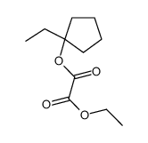 Ethanedioic acid, ethyl 1-ethylcyclopentyl ester (9CI)结构式