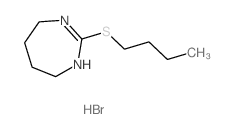 2-butylsulfanyl-4,5,6,7-tetrahydro-1H-1,3-diazepine结构式