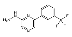 [5-[3-(trifluoromethyl)phenyl]-1,2,4-triazin-3-yl]hydrazine Structure