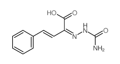 3-Butenoic acid,2-[2-(aminocarbonyl)hydrazinylidene]-4-phenyl- picture