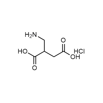 2-(Aminomethyl)butanedioic acid hydrochloride Structure