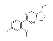 4-chloro-N-[(1-ethylpyrrolidin-2-yl)methyl]-2-methoxybenzamide Structure