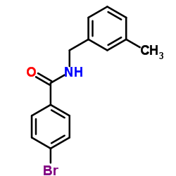 4-Bromo-N-(3-methylbenzyl)benzamide结构式