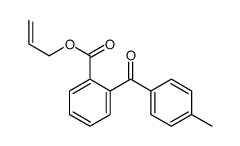 2-(4-Methylbenzoyl)benzoic acid 2-propenyl ester structure